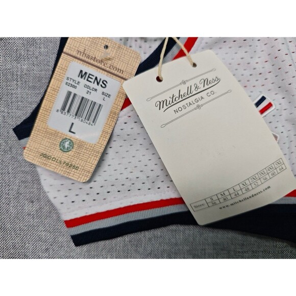 Vintage New Jersey Nets Jason Kidd #5 Jersey Mitchell & Ness NBA White 2006-07 - Picture 4 of 4